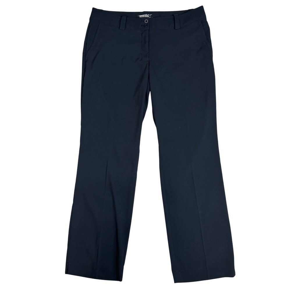 Nike Golf Tour Performance Dri-FIT Pants Womens 14 Black Straight Leg Trousers